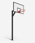 Fiksna košarkaška konstrukcija sa tablom 120×90 cm